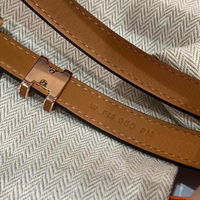 Hermes pop h 15 belt 80cm epsom stamp W gold/rose gold-3