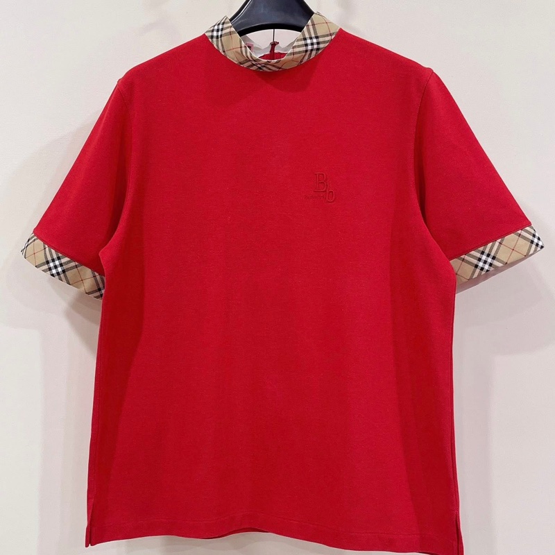 Burberry 經典格紋滾邊上衣-0