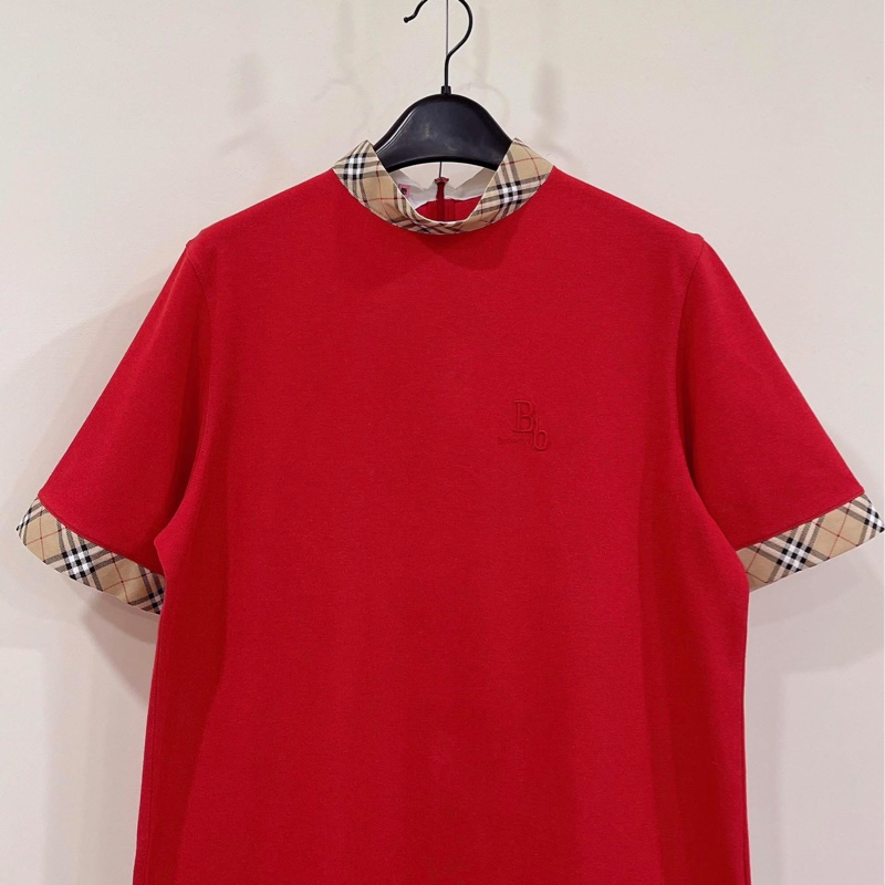 Burberry 經典格紋滾邊上衣-5