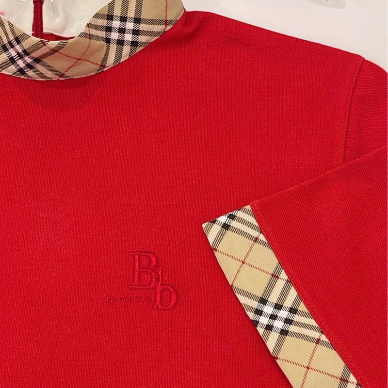Burberry 經典格紋滾邊上衣-6