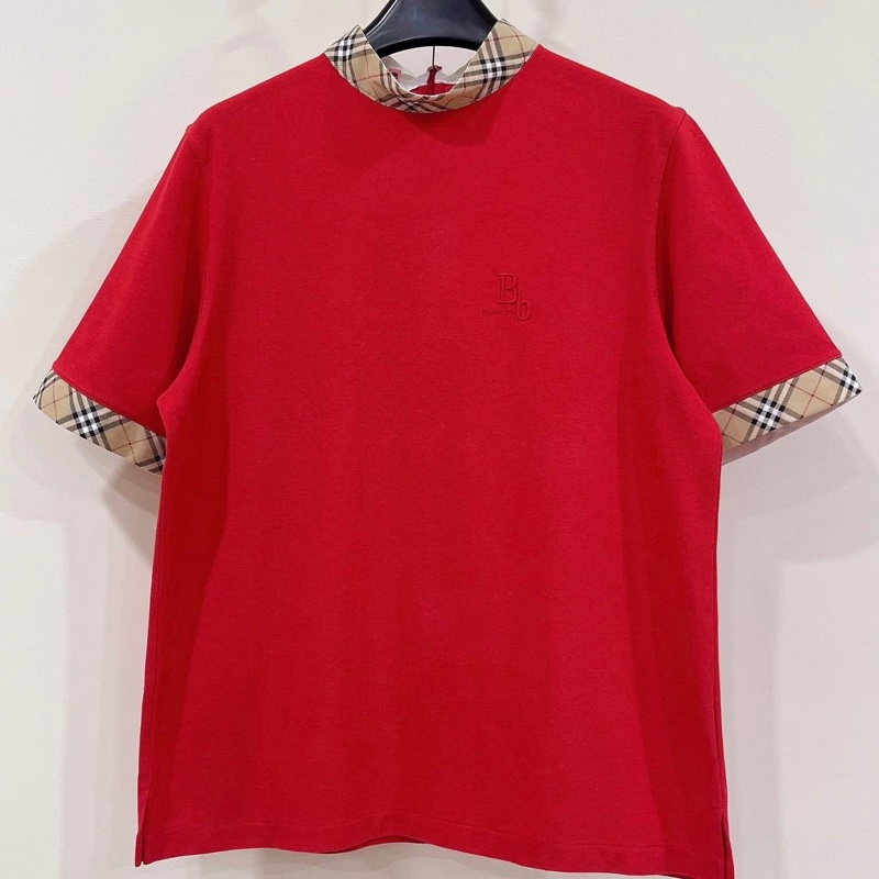 BURBERRY 經典格紋滾邊上衣-1