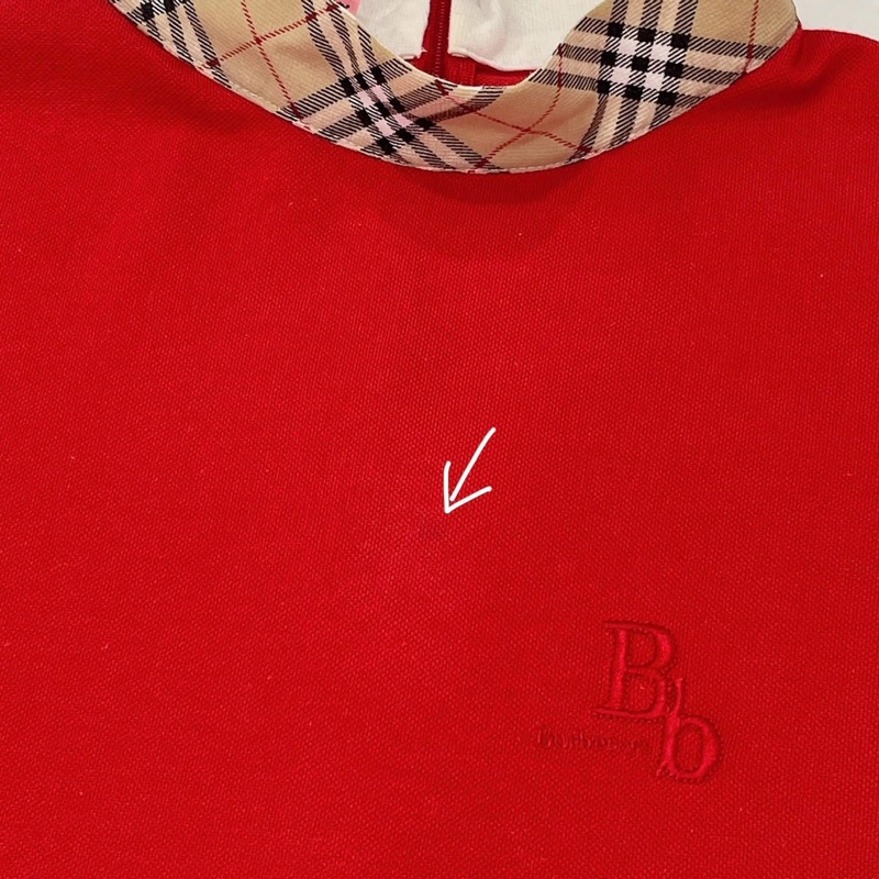 BURBERRY 經典格紋滾邊上衣-3