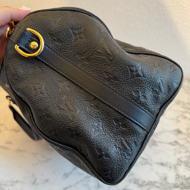 LV黑壓紋speedy30背帶款-2