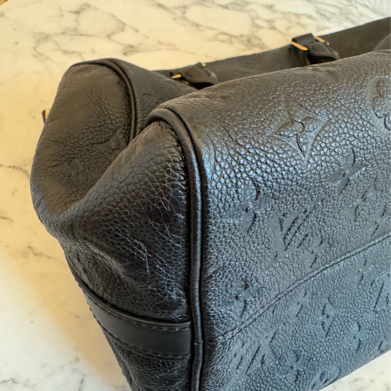 LV黑壓紋speedy30背帶款-6