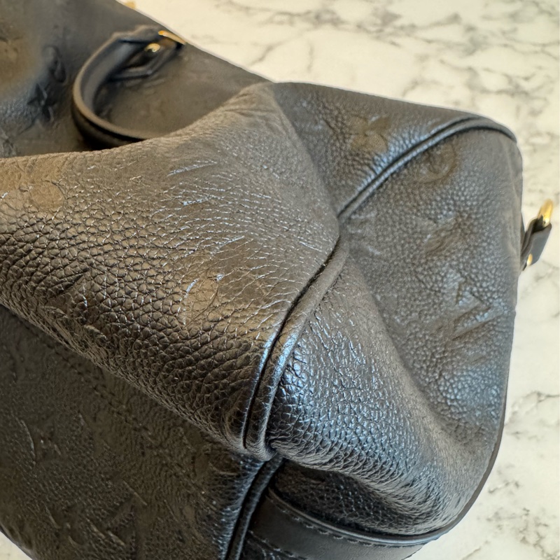 LV黑壓紋speedy30背帶款-8