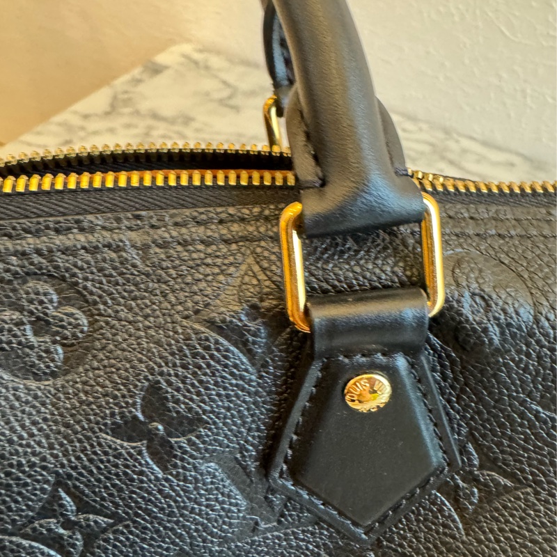 LV黑壓紋speedy30背帶款-24