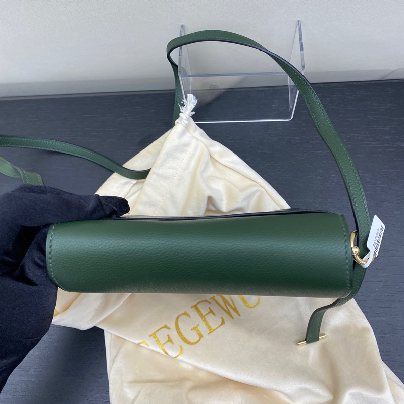 🌈Hermes💚Mini Roulis 19💚英國綠金扣🌟99新🌟evercolor皮🌟-6
