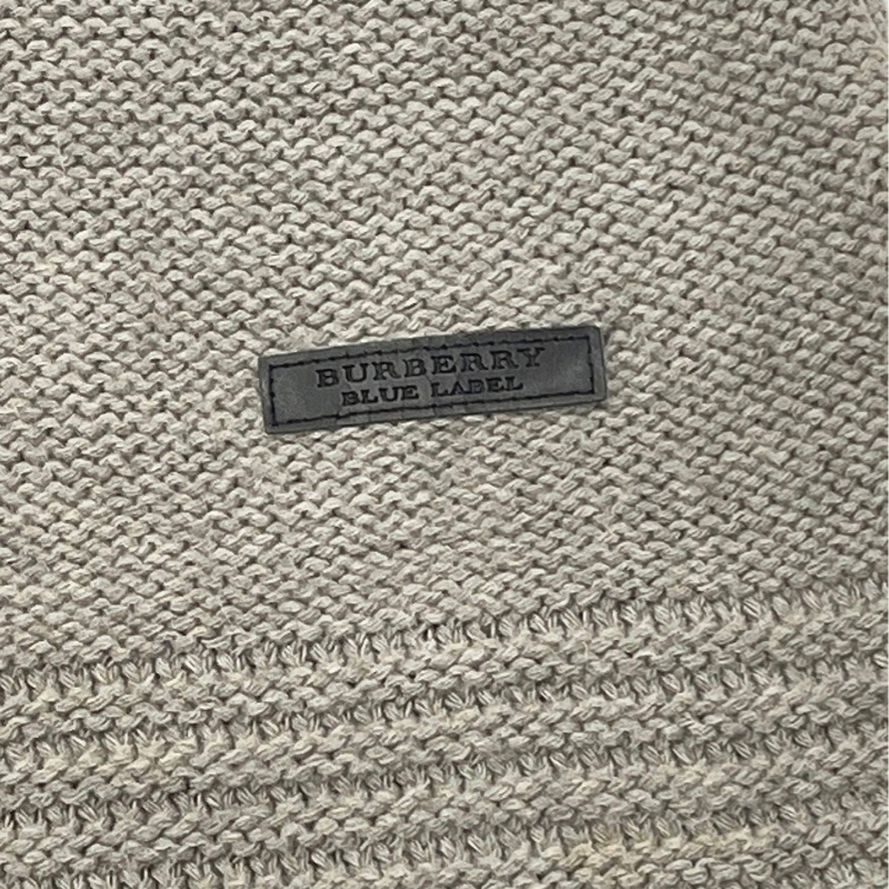 Burberry 藍標 編織毛料皮革字母洋裝-2