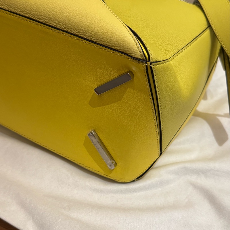 Loewe 中號 PUZZLE 檸檬黃🍋-4