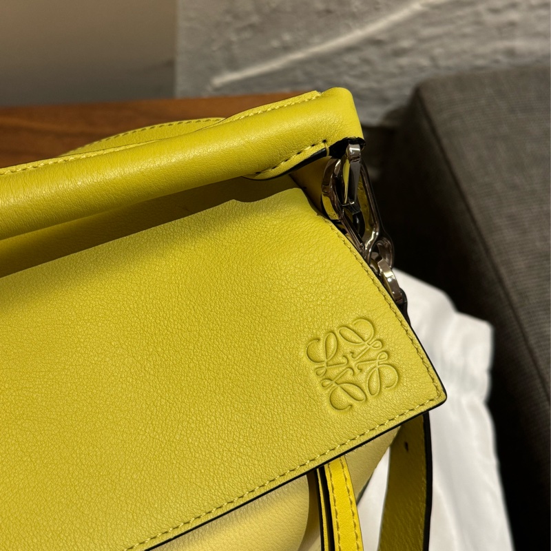 Loewe 中號 PUZZLE 檸檬黃🍋-6