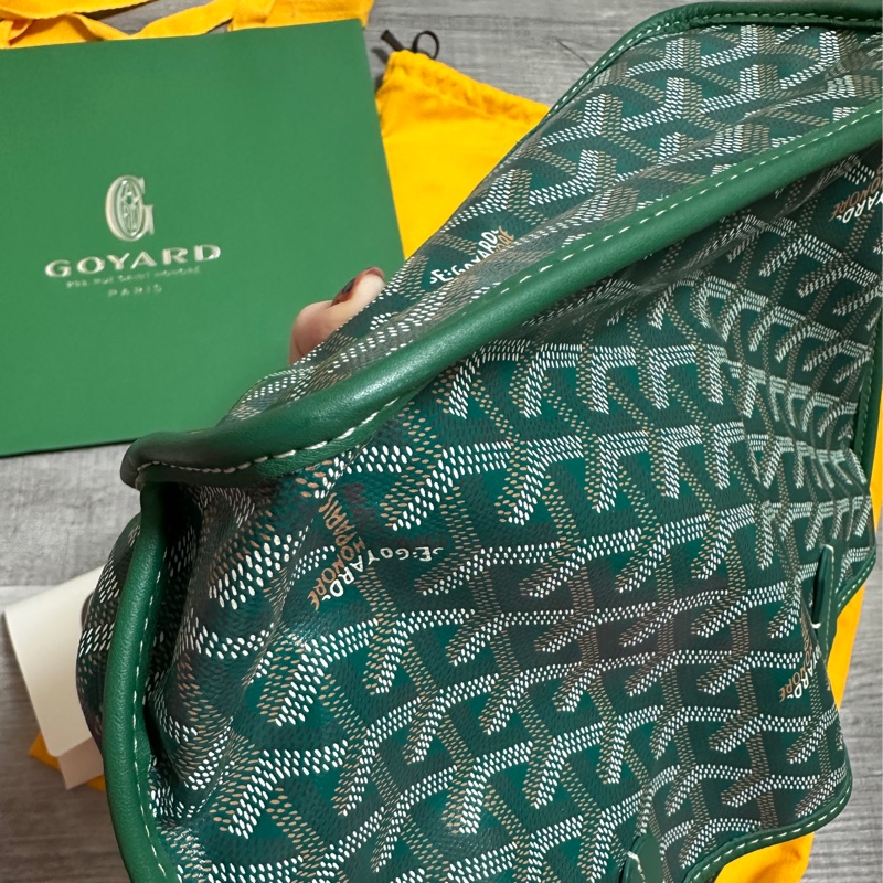 Goyard mini tote 托特包 綠色-3