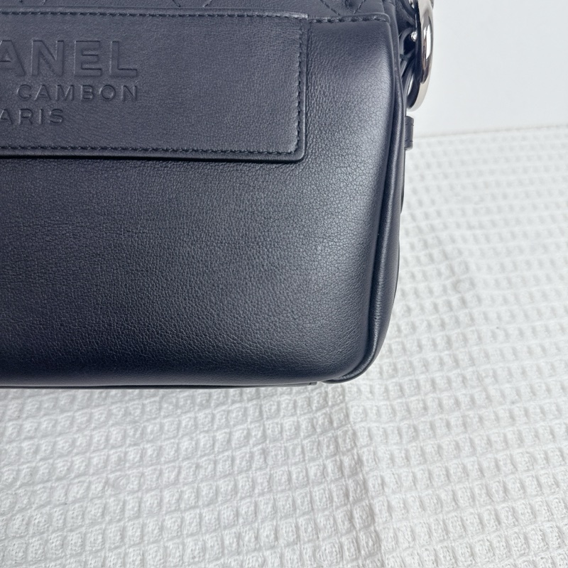 Chanel Flap Bag - Black / Shw-6