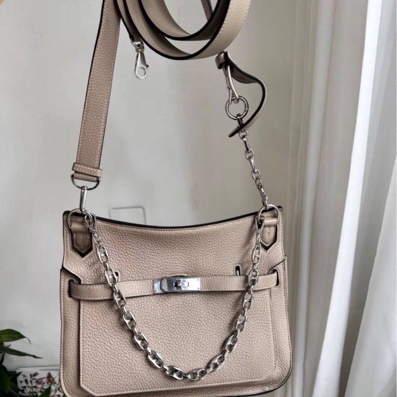98新💎Hermes 吉普賽28斑鳩灰銀扣N刻,買回來背了一次-2