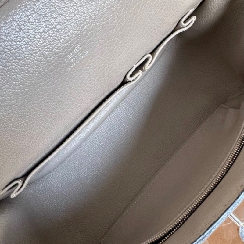 98新💎Hermes 吉普賽28斑鳩灰銀扣N刻,買回來背了一次-3