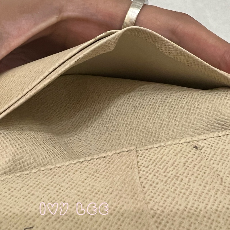 LOUIS VUITTON Damier Azur Organizer De Poche 卡片夾 名片夾 N61727 白色棋盤 正品 二手精品-3