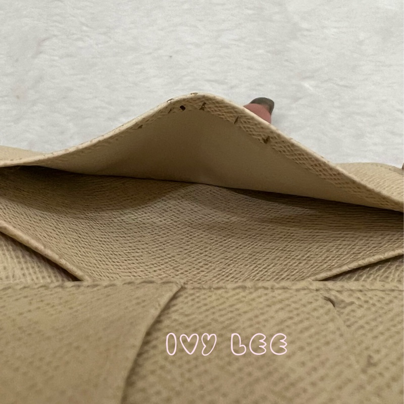 LOUIS VUITTON Damier Azur Organizer De Poche 卡片夾 名片夾 N61727 白色棋盤 正品 二手精品-4