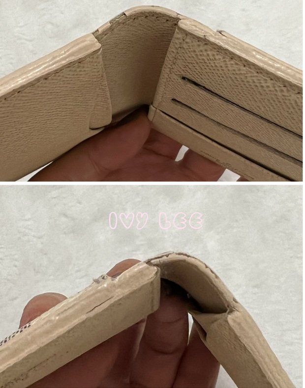 LOUIS VUITTON Damier Azur Organizer De Poche 卡片夾 名片夾 N61727 白色棋盤 正品 二手精品-11