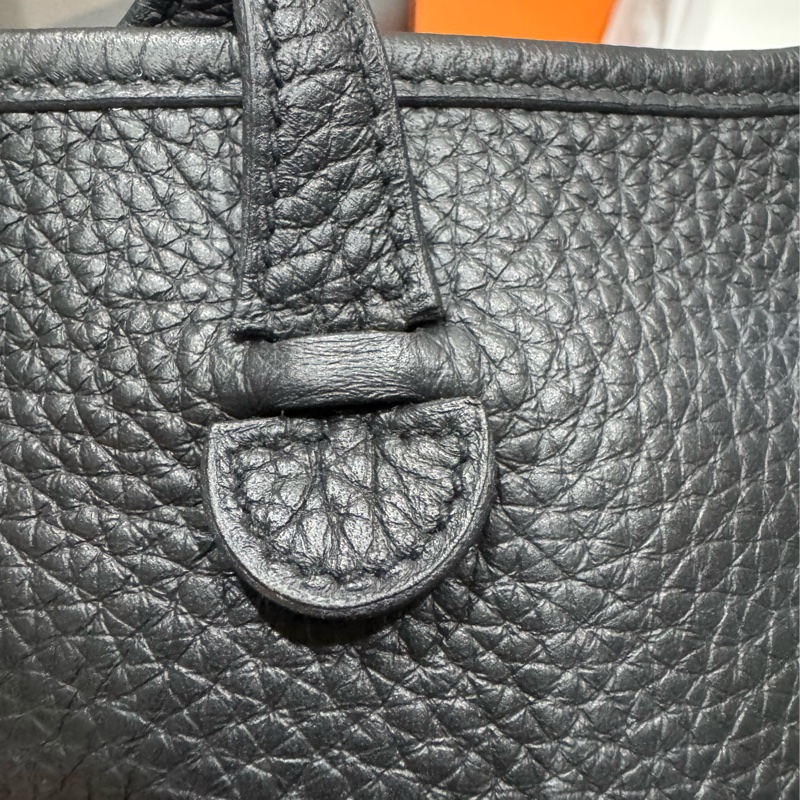 Hermes Mini Evelyne 黑銀 🖤 W刻 全配 全網超甜價-4