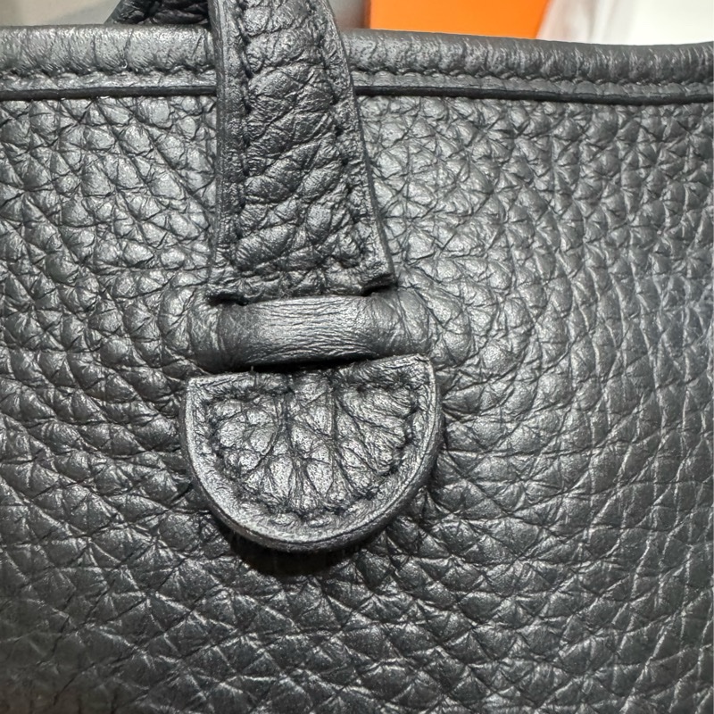 Hermes Mini Evelyne16 黑銀 🖤 W刻 全配 全網超甜價-6