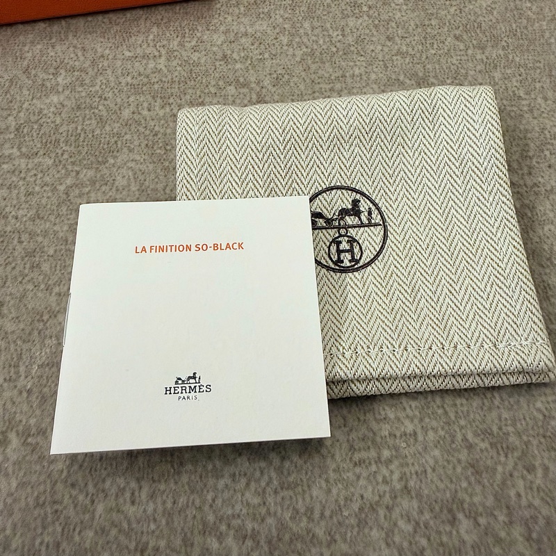 Hermes 全黑雙面手環-6
