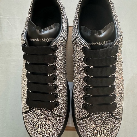 Alexander McQueen oversized sneakers with crystal