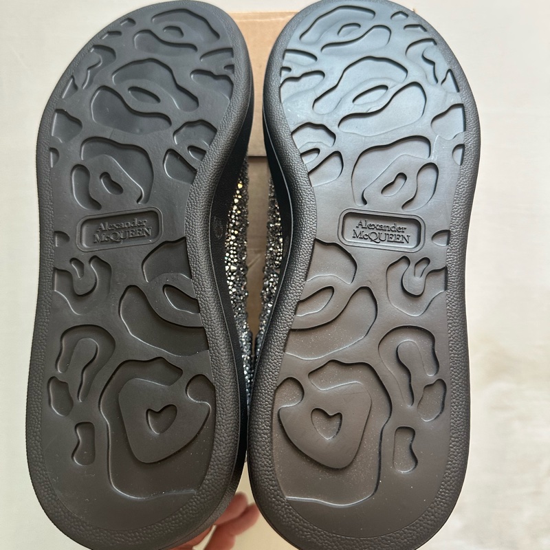 Alexander McQueen 麥坤男款稀有水晶小白鞋oversized sneakers with crystal-4