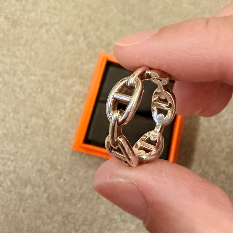 Hermes 豬鼻子戒指 男生尺寸-1