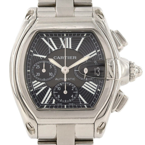 卡地亞 Roadster Chronograph XL W62020X6 不鏽鋼自動腕錶