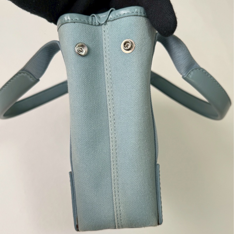 巴黎世家灰藍navy cabas-3