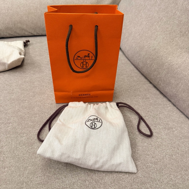 Hermes 長編織肩帶 黑白配色 金釦-8