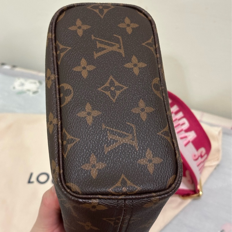 Louis Vuitton Neverfull BB 手提 斜背包 粉色背袋 M46786 晶片款 附購買證明/防塵袋/收納箱/紙袋-8