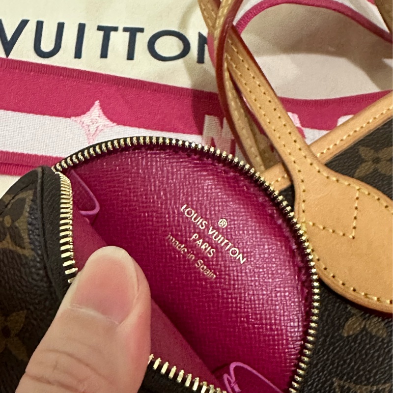 Louis Vuitton Neverfull BB 手提 斜背包 粉色背袋 M46786 晶片款 附購買證明/防塵袋/收納箱/紙袋-20