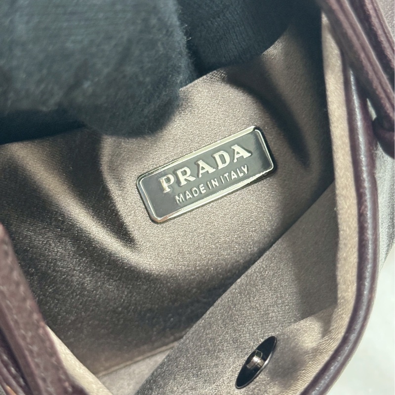 Prada中古Cleo單肩麻將包-7