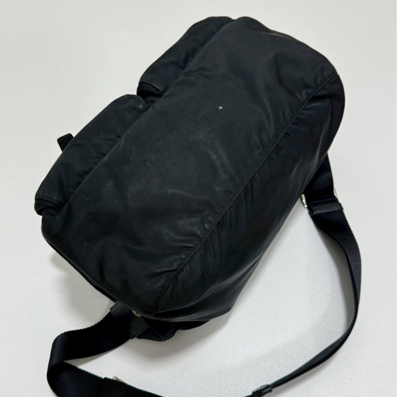 Prada雙口袋大號郵差包-5