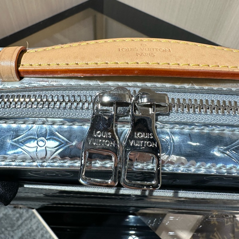 LOUIS VUITTON Handle Trunk经典老花镜面 小方包盒子包手提单肩斜挎包-9