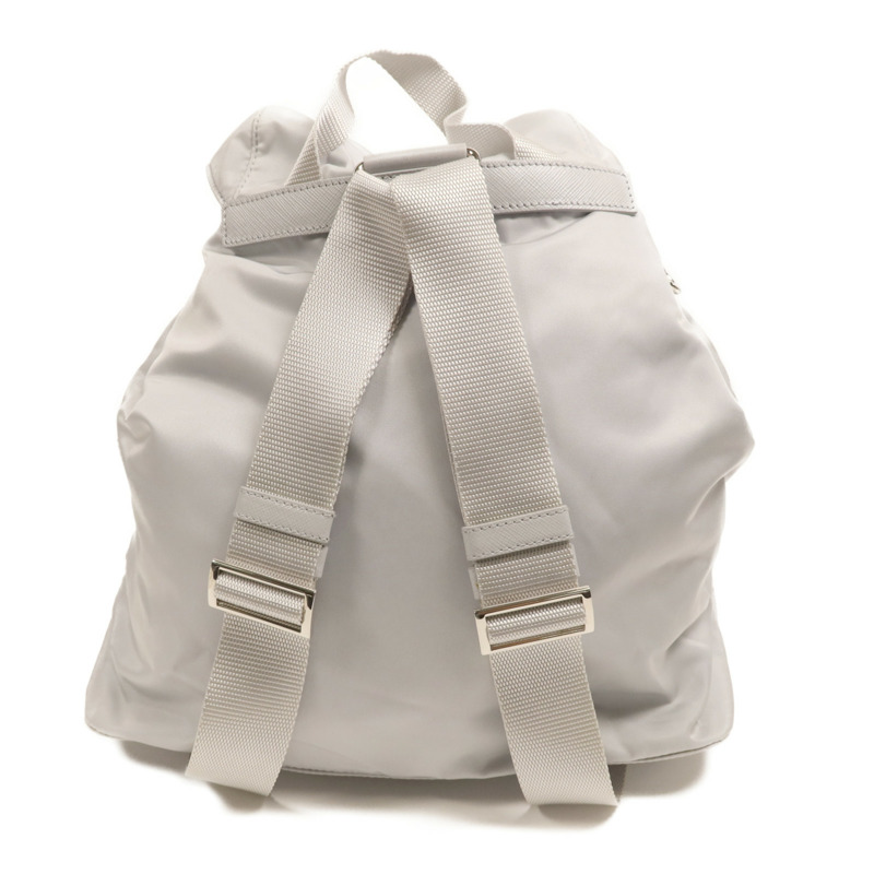 PRADA 尼龍Backpack銀扣背包-1