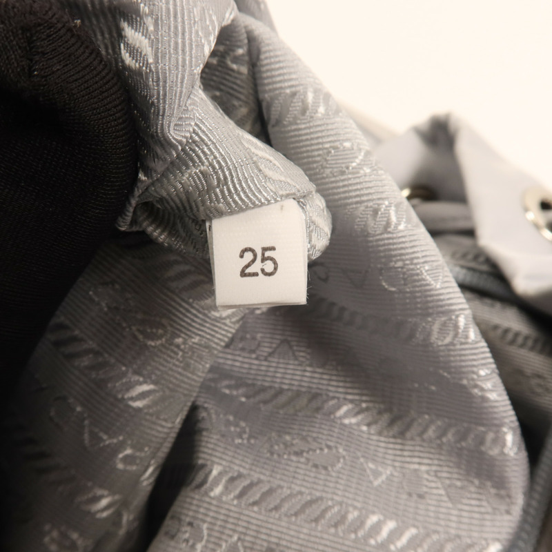 PRADA 尼龍Backpack銀扣背包-14