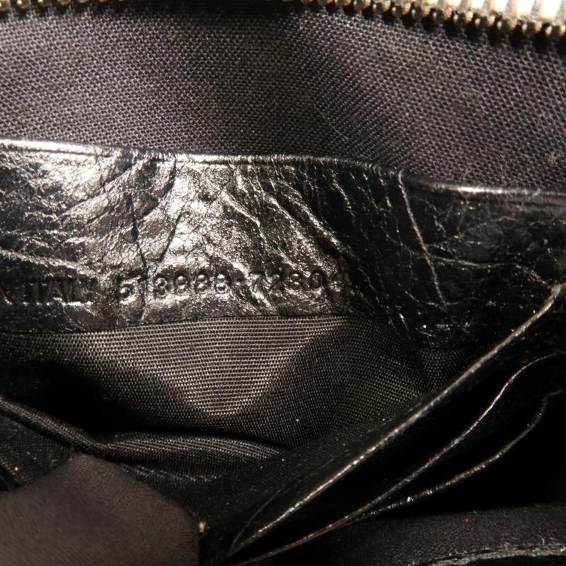 BALENCIAGA 牛皮皮革Shopper XXS銀扣手挽肩背兩用袋-11