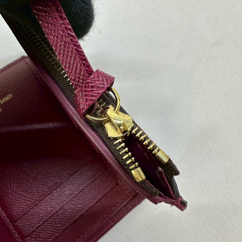 LV 經典老花信封三折短夾-6