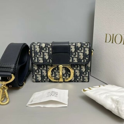 Dior迪奧 老花蒙田迷你盒子包 肩背包斜背包