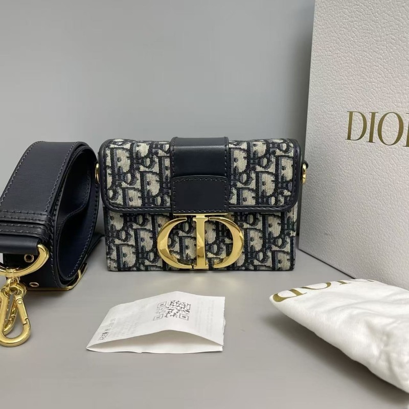 Dior迪奧 老花蒙田迷你盒子包 肩背包斜背包-0