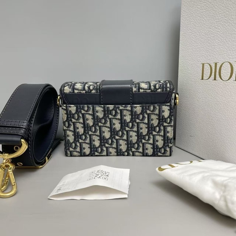Dior迪奧 老花蒙田迷你盒子包 肩背包斜背包-1