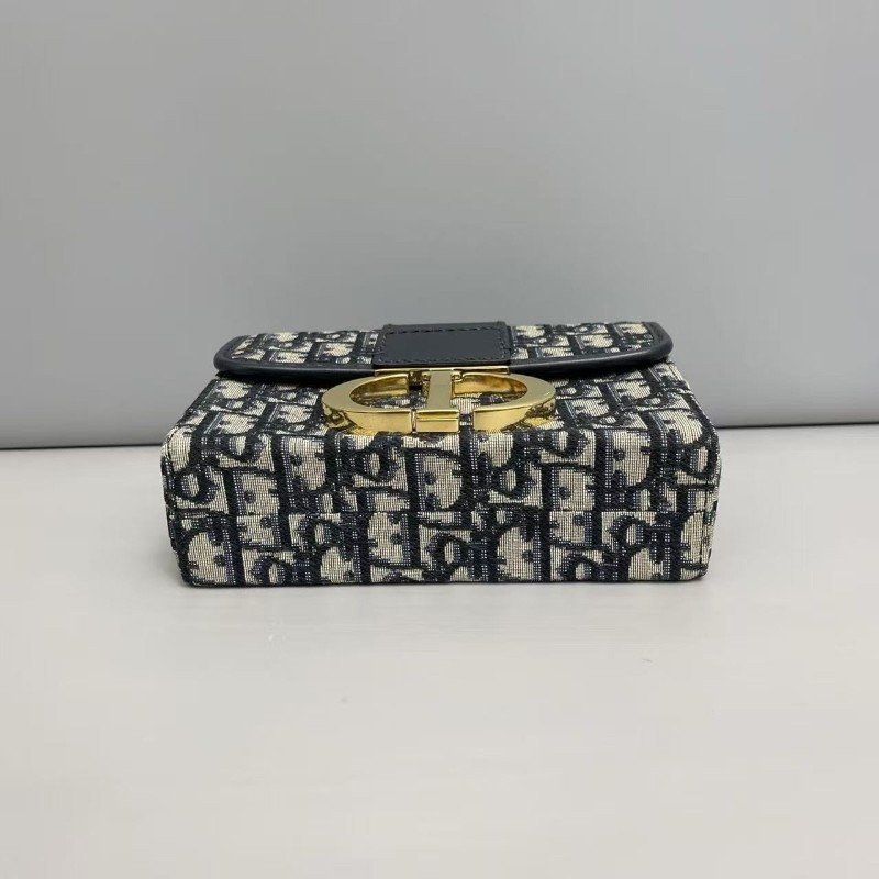 Dior迪奧 老花蒙田迷你盒子包 肩背包斜背包-4
