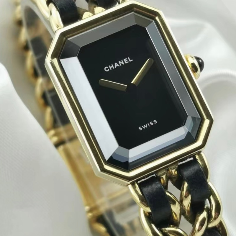 Chanel香奈兒Premiere系列腕錶，H6951型號，鍍金材質-7