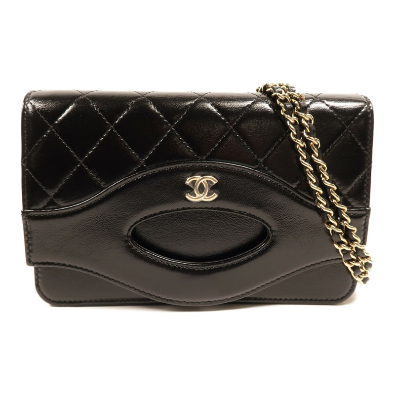 CHANEL 牛皮皮革Chanel 31 Wallet on Chain金扣鏈帶肩背袋-0