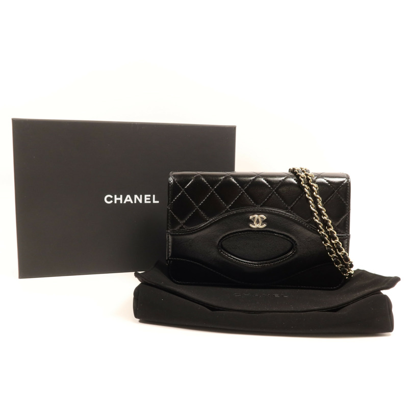 CHANEL 牛皮皮革Chanel 31 Wallet on Chain金扣鏈帶肩背袋-4