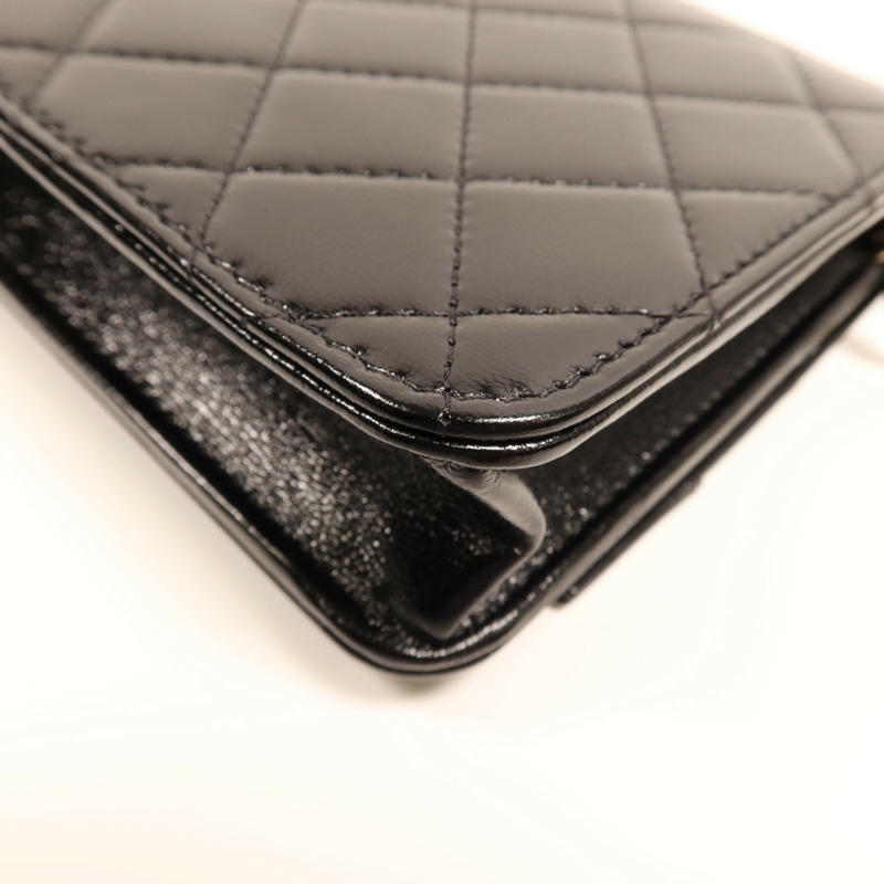 CHANEL 牛皮皮革Chanel 31 Wallet on Chain金扣鏈帶肩背袋-7
