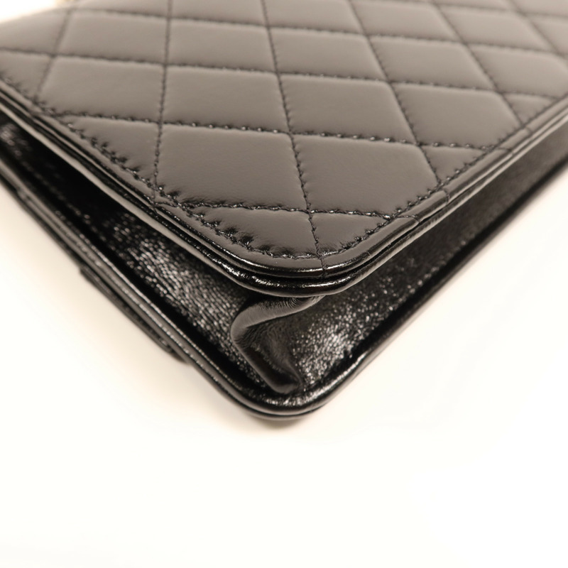 CHANEL 牛皮皮革Chanel 31 Wallet on Chain金扣鏈帶肩背袋-8