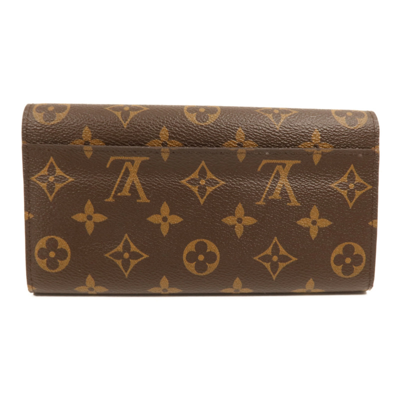 LOUIS VUITTON Monogram Portefeuille Sara金扣長錢包-1