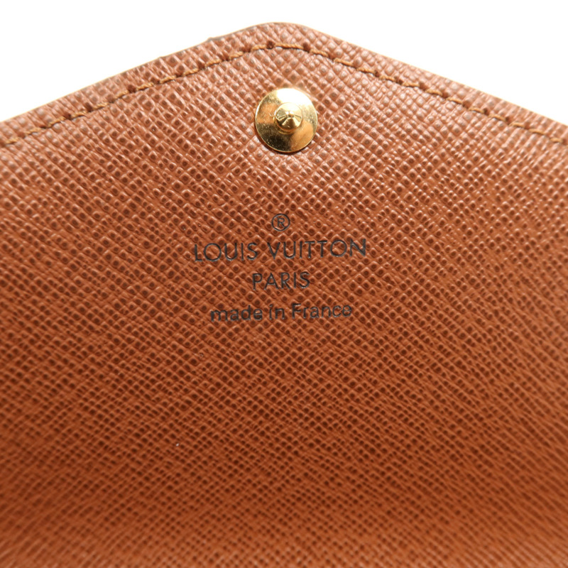 LOUIS VUITTON Monogram Portefeuille Sara金扣長錢包-7